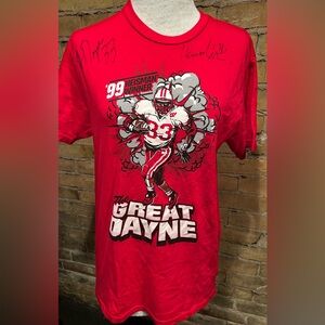Men/Women Autographed Tee featuring UW-Wisconsin’s Ron Dayne
